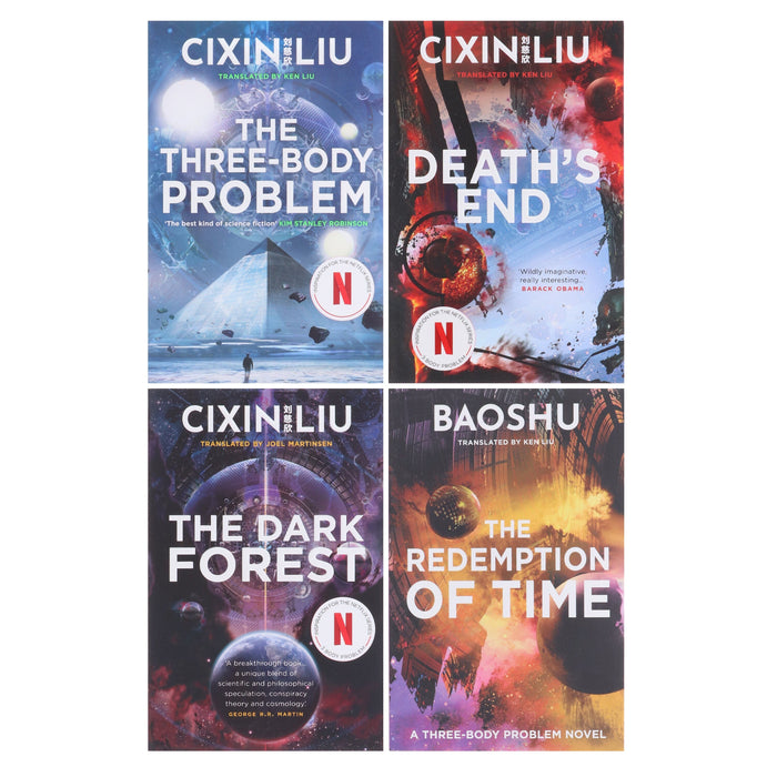 The Three-Body Problem Novels By Cixin Liu & Baoshu 4 Books Collection Set - Fiction - Paperback B2D DEALS Head of Zeus