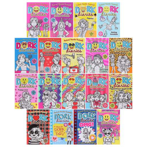 Dork Diaries Series By Rachel Renee Russell 18 Books Collection Set - Ages 9-14 - Paperback 9-14 Simon & Schuster