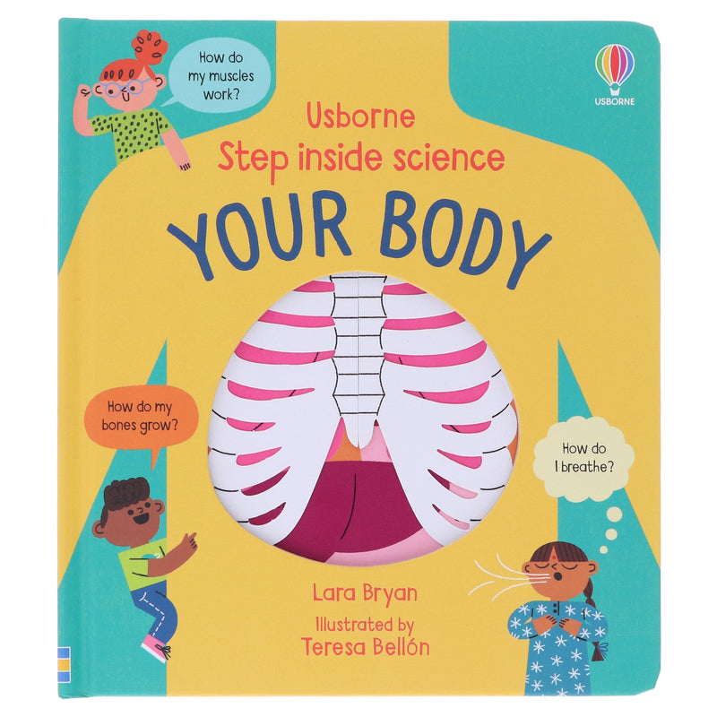 Step Inside Science: Your Body by Lara Bryan - Ages 5+ - Board Book 5-7 Usborne Publishing Ltd