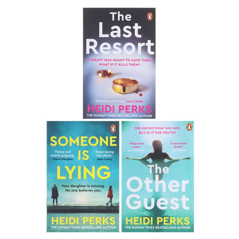 The Other Guest, The Last Resort & Someone Is Lying by Heidi Perks: 3 Books Set - Fiction - Paperback Fiction Penguin