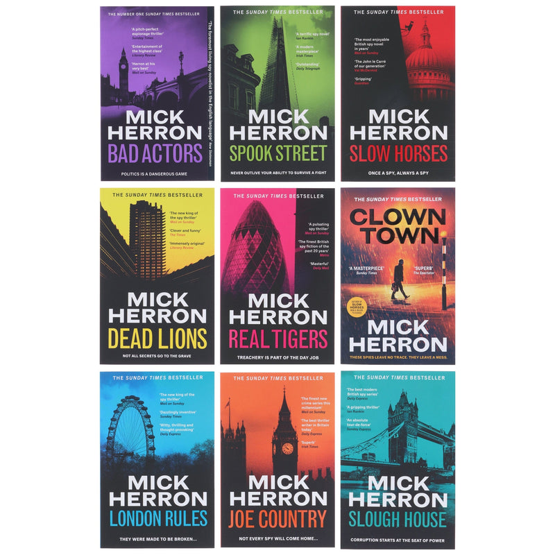 Slough House Series: Book 1-9 by Mick Herron Complete Collection 9 Books Set - Fiction - Paperback B2D DEALS Hachette