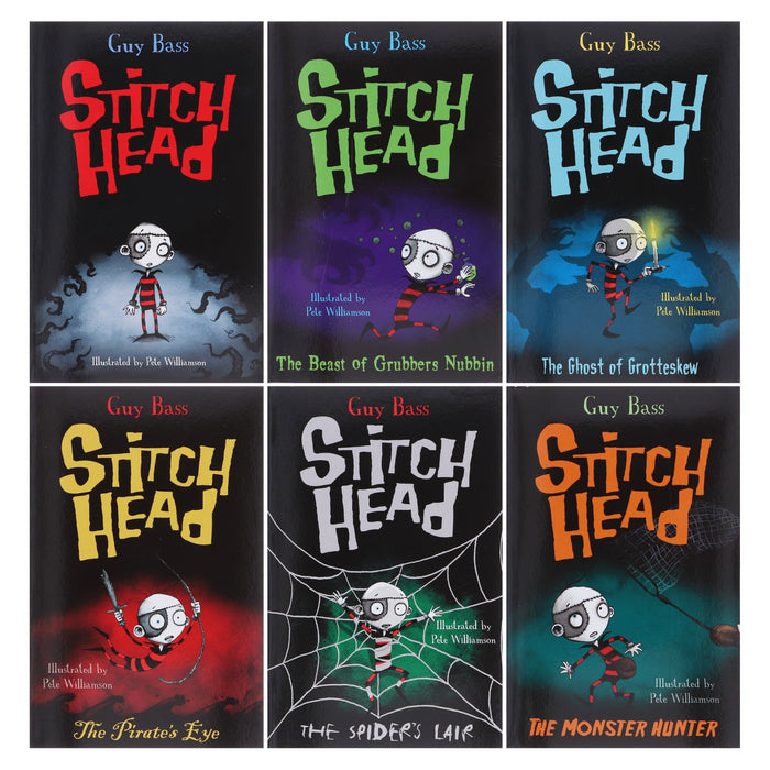 Stitch Head by Guy Bass 6 Books Collection Box Set - Ages 9-14 - Paperback 9-14 Penguin Random House