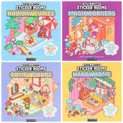 Cute & Cosy Sticker Rooms by Harry Alexander & Anna Guillet 4 Activity Books Set - Ages 6+ - Paperback 7-9 Buster Books
