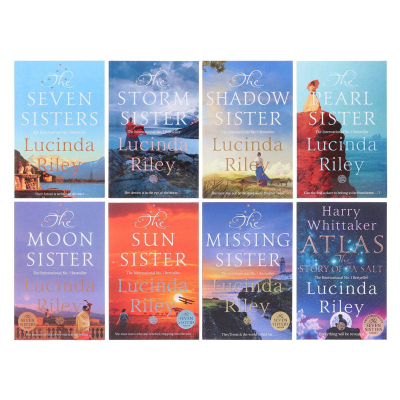 The Seven Sisters Series (Book 1-8) by Lucinda Riley 8 Books Collection Set - Fiction - Paperback Fiction Pan Macmillan