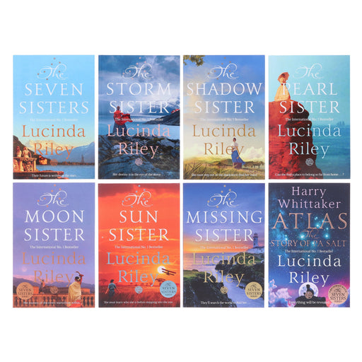 The Seven Sisters Series (Book 1-8) by Lucinda Riley 8 Books Collection Set - Fiction - Paperback Fiction Pan Macmillan