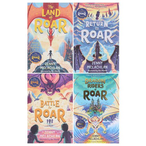 The Land of Roar Series by Jenny McLachlan Illustrated 4 Books Collection Set - Ages 9-14 - Paperback 9-14 HarperCollins Publishers