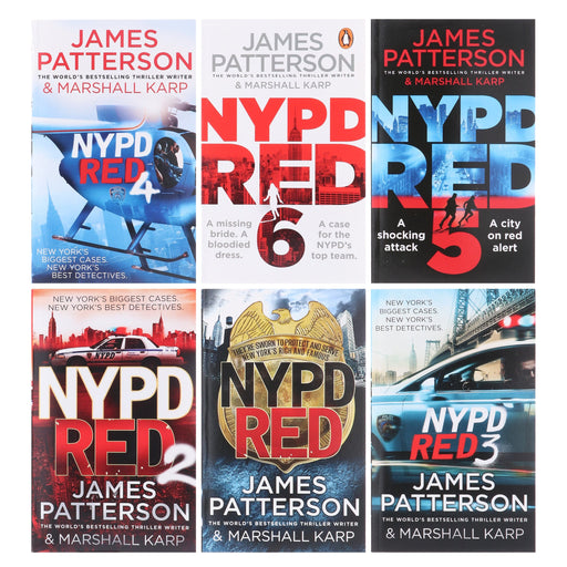 NYPD Red by James Patterson: Books 1-6 Collection Set - Fiction - Paperback Fiction Penguin Random House