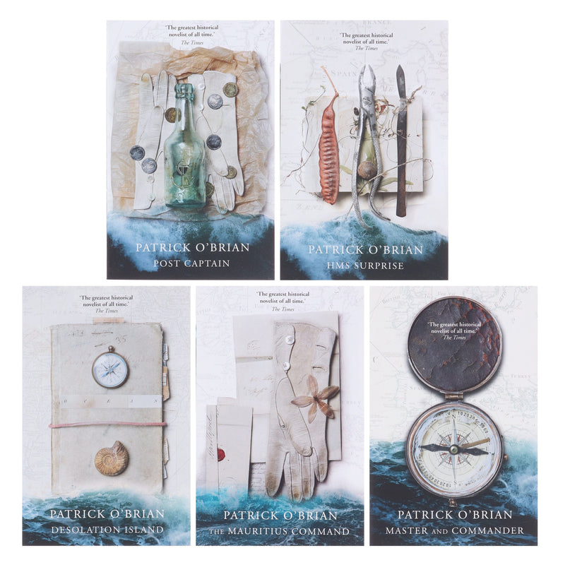 Aubrey-Maturin Series (Vol. 1-5) By Patrick O'Brian 5 Books Collection Set - Fiction - Paperback Fiction HarperCollins Publishers