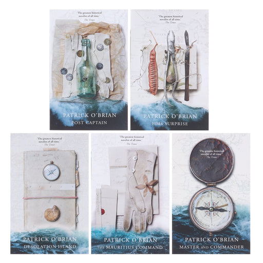 Aubrey-Maturin Series (Vol. 1-5) By Patrick O'Brian 5 Books Collection Set - Fiction - Paperback Fiction HarperCollins Publishers