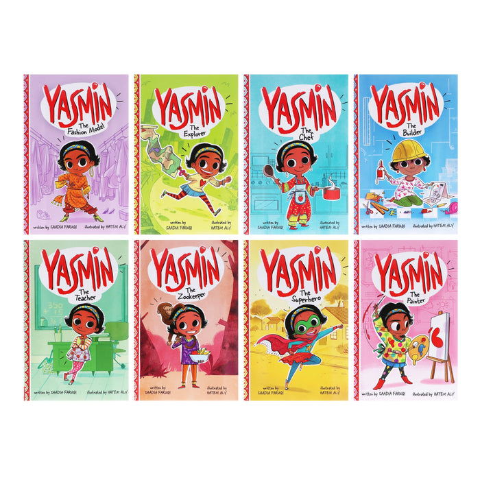 Yasmin Collection by Saadia Faruqi 8 Books Collection Set - Ages 6-8 - Paperback 7-9 Raintree