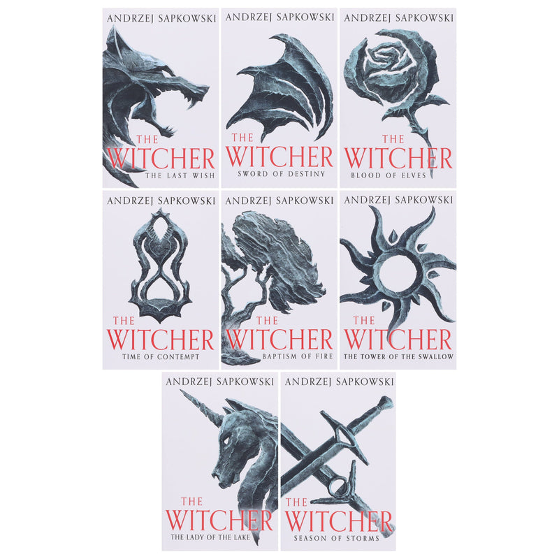 The Complete Witcher Series By Andrzej Sapkowski 8 Books Box Set Collection - Fiction - Paperback Fiction Hachette