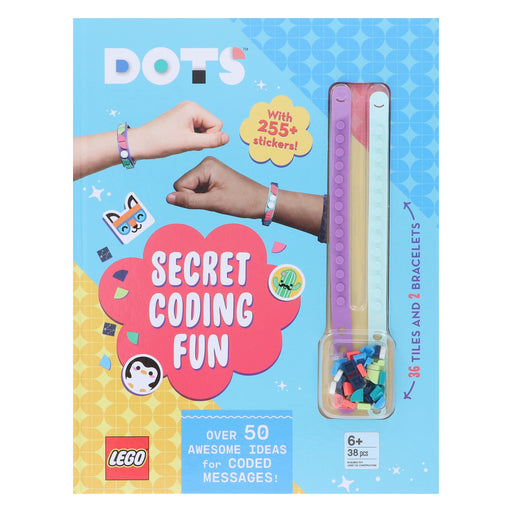 LEGO® DOTS®: Secret Coding Fun! (with stickers, LEGO tiles and two wristbands) - Ages 5-7 - Hardback 5-7 Studio Fun Intl