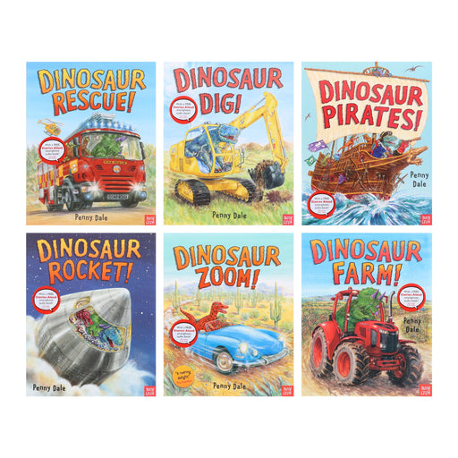 Penny Dale's Dinosaurs 6 Books Set With a Free Stories Audio Book! - Age 2-5 - Paperback 0-5 Nosy Crow Ltd