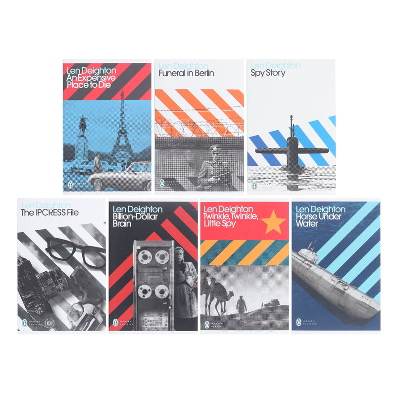 Harry Palmer Series by Len Deighton 7 Books Collection Set (Penguin Modern Classics) - Fiction - Paperback Fiction Penguin Random House