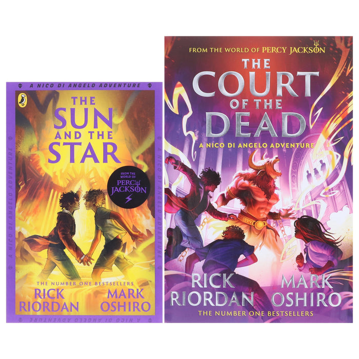 A Nico di Angelo Adventures Series by Rick Riordan & Mark Oshiro 2 Books Collection Set - Ages 9-17 - Paperback/Hardback 9-14 Penguin Random House
