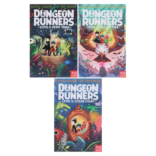 Dungeon Runners Series By Kieran Larwood: Illustrated 3 Books Collection Set - Ages 7-9 - Paperback 7-9 Nosy Crow Ltd