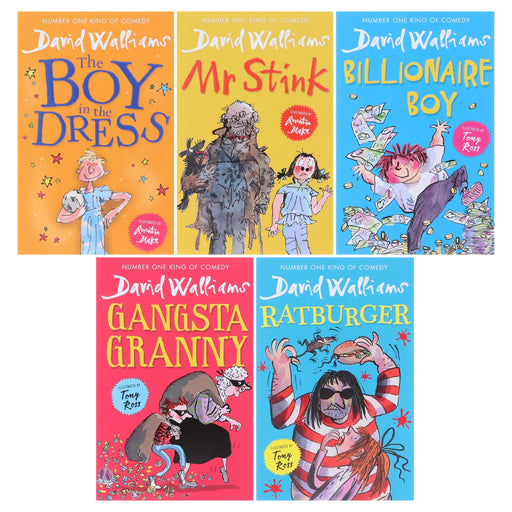 The World of David Walliams Best Box Set Ever 5 Books Set - Ages 7-9 - Paperback 7-9 HarperCollins Publishers