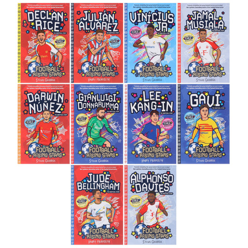 Football Rising Stars Series 2: by Harry Meredith & Steve George 10 Books Collection Box Set - Ages 7-9 - Paperback 7-9 Sweet Cherry Publishing