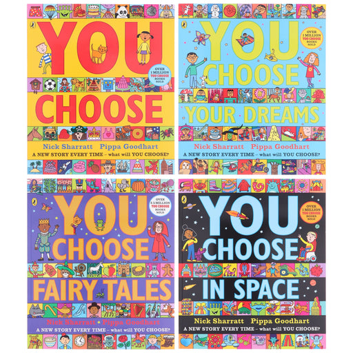 You Choose Series By Pippa Goodhart 4 Books Children's Collection Set - Age 3-7 - Paperback 0-5 Penguin Random House