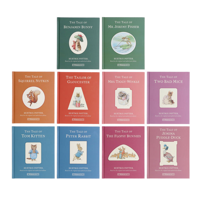 Peter Rabbit Library Coloured Jackets 10 Books Box Set Collection by Beatrix Potter - Ages 5-7 - Hardback 5-7 Penguin