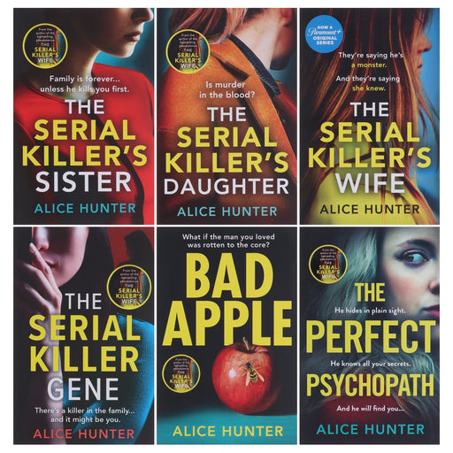 The Serial Killer Series By Alice Hunter 6 Books Collection Set - Fiction - Paperback Fiction HarperCollins Publishers