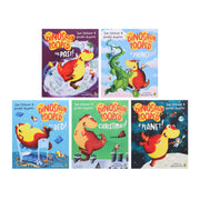 The Dinosaur that Pooped Series 5 Books Collection Set by Tom Fletcher & Dougie Poynter - Ages 3-6 - Paperback 0-5 Puffin