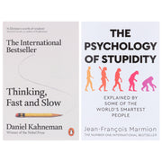 Thinking, Fast and Slow & The Psychology of Stupidity by Daniel Kahneman & Jean-Francois Marmion 2 Books Collection Set - Non Fiction - Paperback Non-Fiction penguin/Macmillan