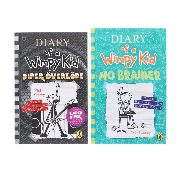 Diary of a Wimpy Kid by Jeff Kinney (Book 17 & 18) 2 Books Collection - Ages 8-12 - Paperback/Hardback 9-14 Penguin