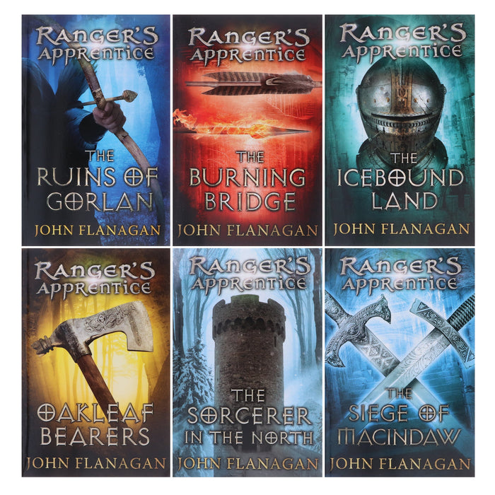 Rangers Apprentice Series (Book 1-6) By John Flanagan 6 Books Collection Set - Ages 9-11 - Paperback Young Adult Penguin Random House