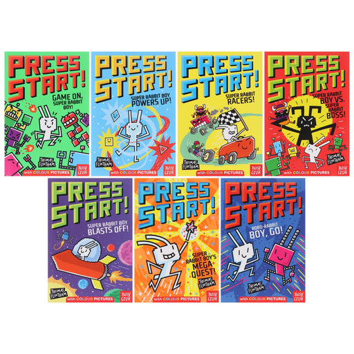 Press Start! Series by Thomas Flintham 7 Books Full-Colour Graphic Novels Collection Set - Ages 5+ - Paperback Graphic Novels Nosy Crow Ltd