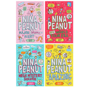 Nina Peanut Series by Sarah Bowie 4 Books Collection Set - Ages 9+ - Paperback Graphic Novels Scholastic