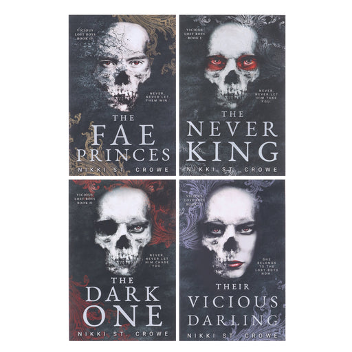 Vicious Lost Boys Series: A Peter Pan Dark Romance by Nikki St. Crowe 4 Books Collection Set - Fiction - Paperback Fiction Zando