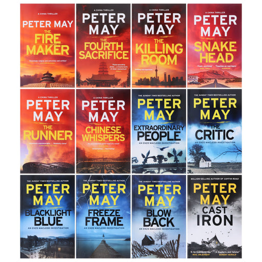 The Enzo Files & China Thrillers Series by Peter May 12 Books Collection Set - Fiction - Paperback Fiction Hachette