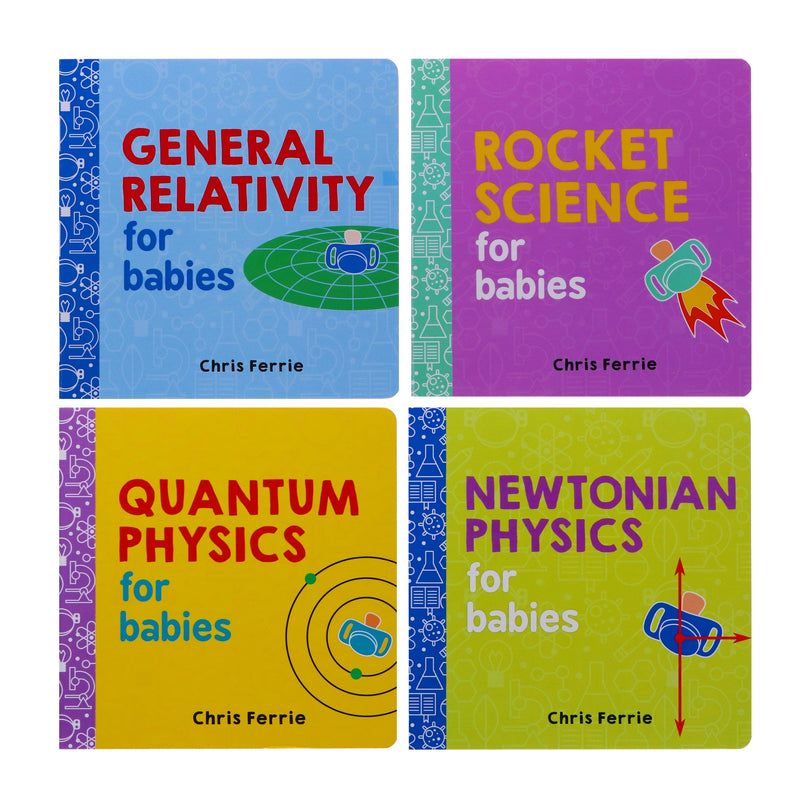 Baby University Series By Chris Ferrie 4 Books Collection Set - Ages 0-3 - Board Book 0-5 Sourcebooks, Inc