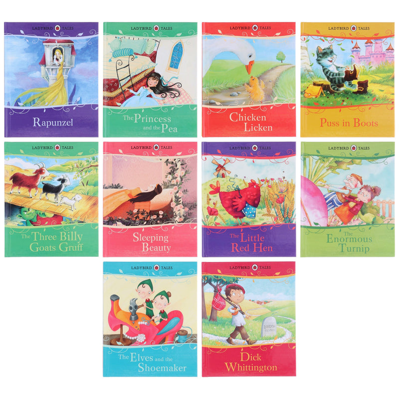 Ladybird Tales Classic 10 Books Collection Box Set - Ages 5-8 - Hardback 5-7 Ladybird