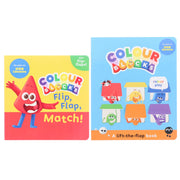 Colourblocks Colour Play: A Lift-the-Flap Book & Colourblocks Flip, Flap, Match! 2 Books Collection Set - Ages 3-6 - Board Book 3-5 Sweet Cherry Publishing