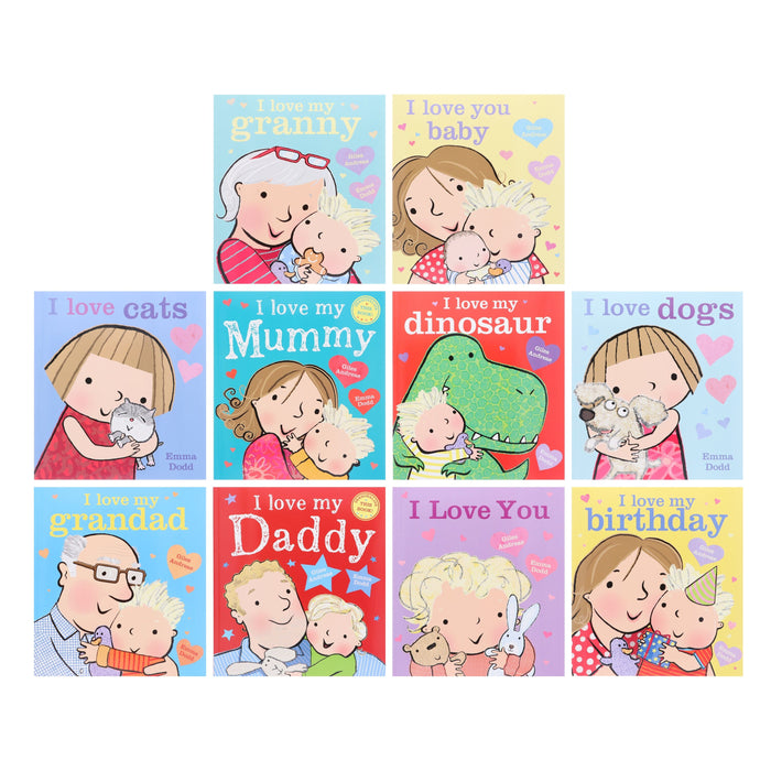 I Love You And Other Stories 10 Books Collection Box Set by Giles Andreae & Emma Dodd - Ages 2+ - Paperback B2D DEALS Orchard Books