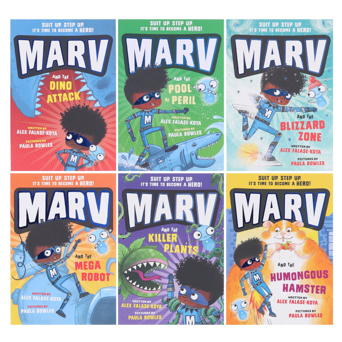 Marv Collection by Alex Falase-Koya Illustrated 6 Books Set - Ages 5+ - Paperback 5-7 Oxford University Press