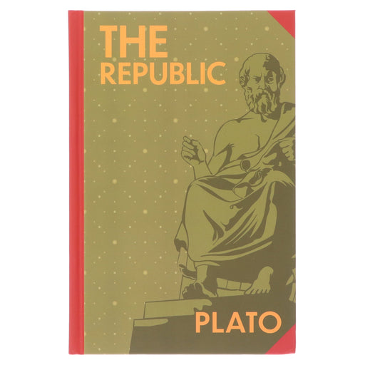 The Republic Book By Plato - Non Fiction - Sprayed Edges Hardback Non-Fiction Wilco Books