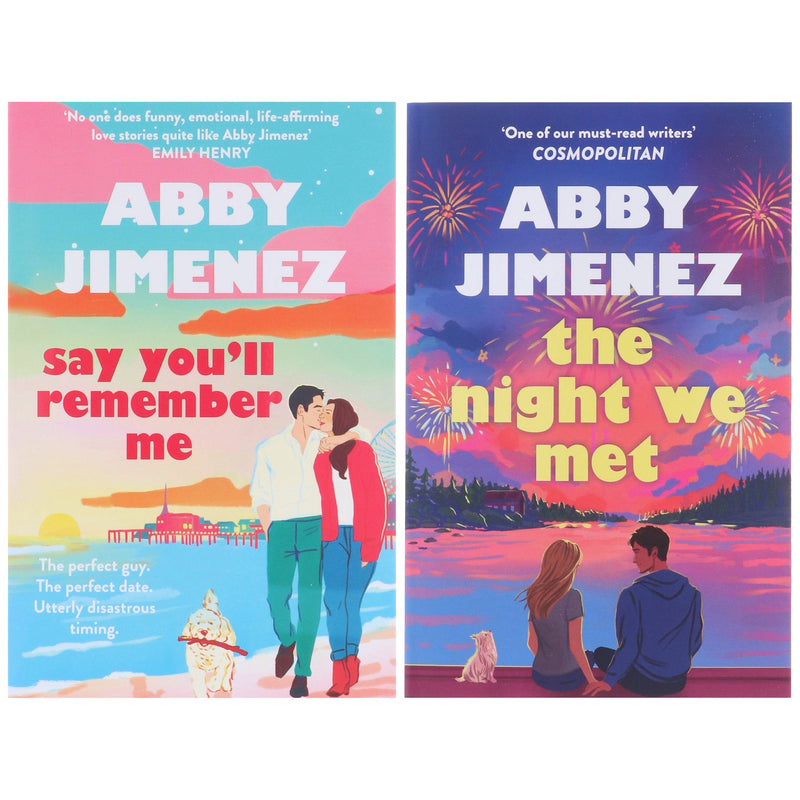 Abby Jimenez Collection (The Night We Met & Say You'll Remember Me) 2 Books Set - Fiction - Paperback Fiction Hachette
