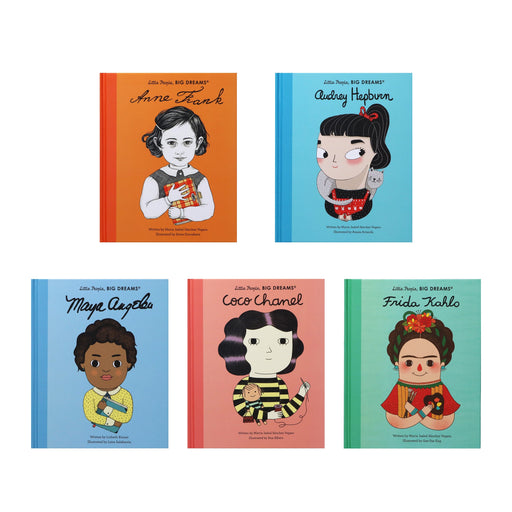 Little People, Big Dreams Inspiring Artists And Writers 5 Books Collection Box Gift Set