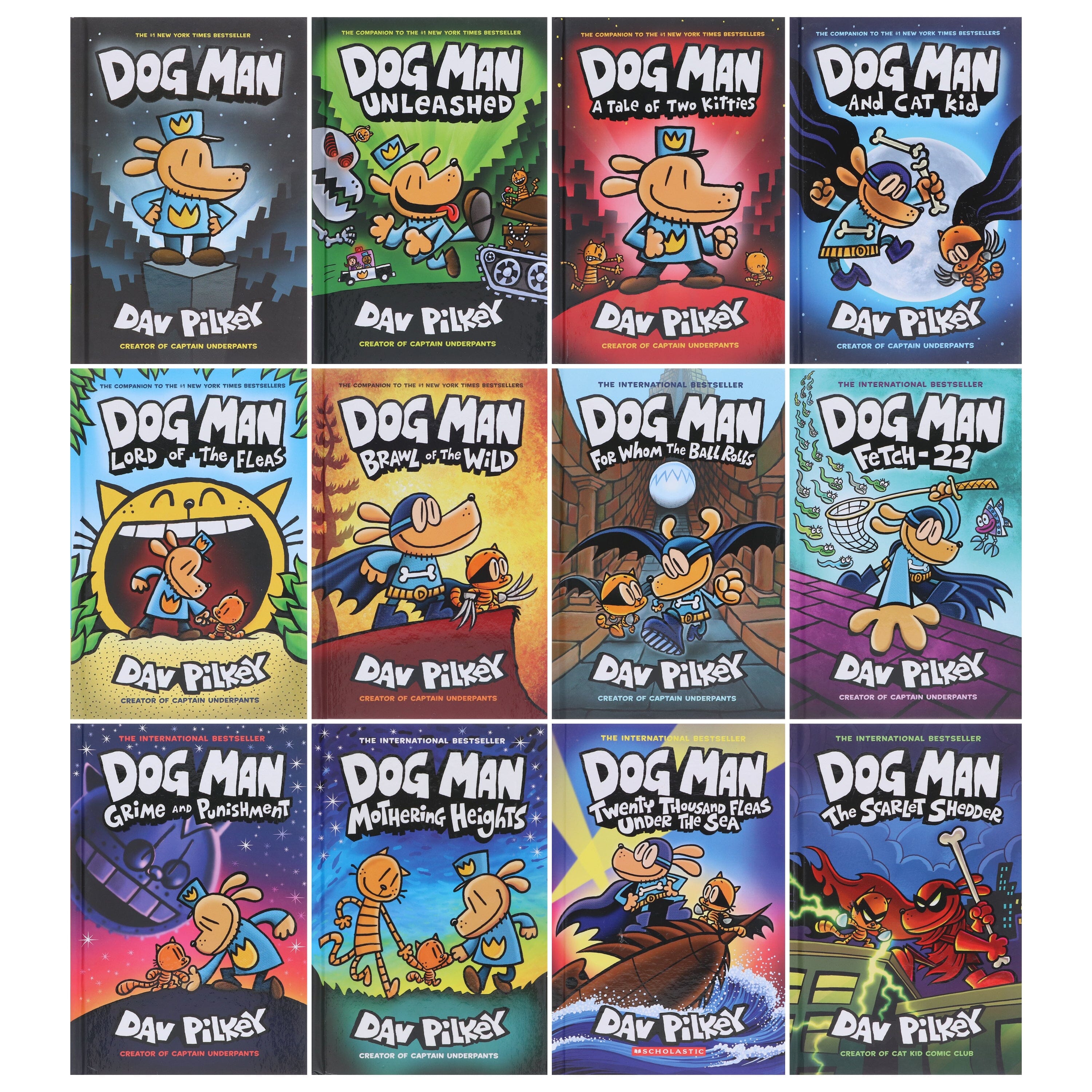 Dog Man by Dav Pilkey: Books 1-10 — Books2Door