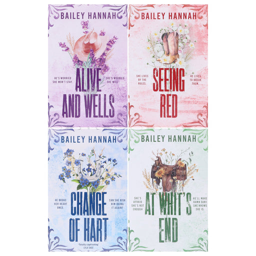 Wells Ranch Series by Bailey Hannah 4 Books Collection Set - Fiction - Paperback Fiction Hachette