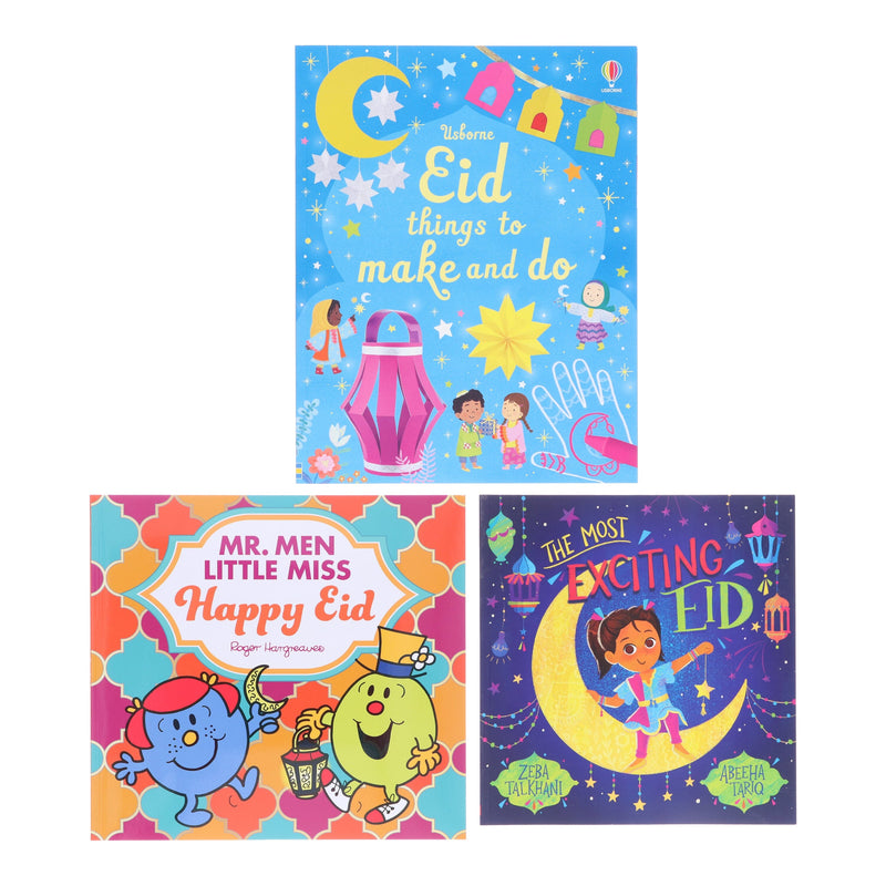 Eid Fun for Kids: Activity Stories & Stickers 3 Books Collection Set - Ages 3-7 - Paperback 0-5 Usborne Publishing Ltd