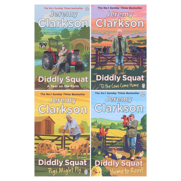 Diddly Squat Series By Jeremy Clarkson: 4 Books Collection Set - Fiction - Paperback Fiction Penguin Random House