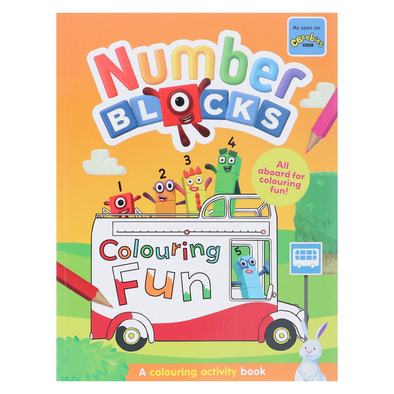 Numberblocks Colouring Fun: All Aboard For Colouring Fun! - Ages 3-6 - Paperback 3-5 Sweet Cherry Publishing