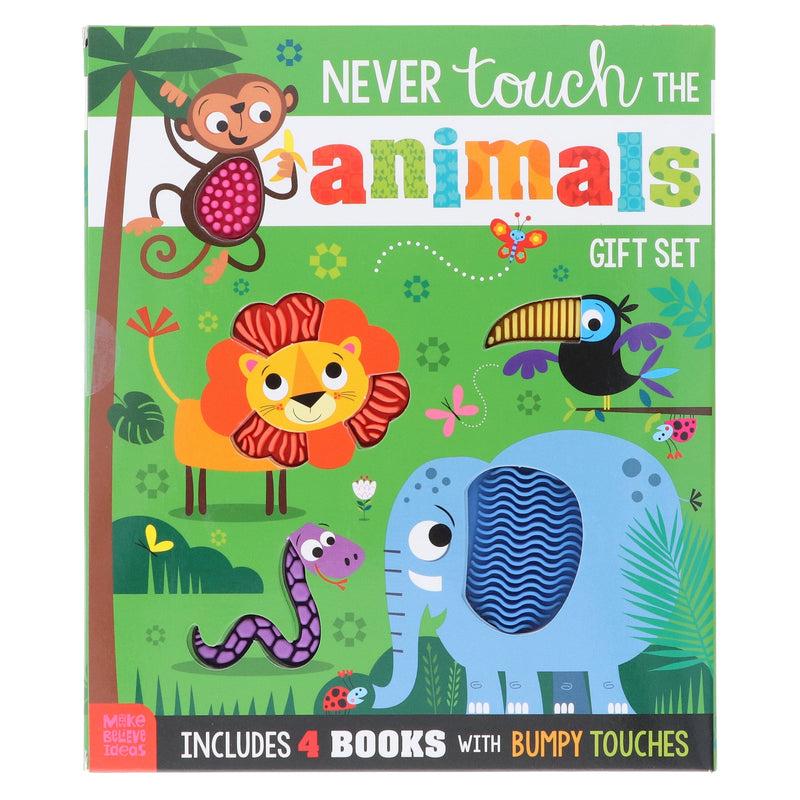 Never Touch The Animals Gift Set 4 Books Collection Box Set - Ages 1+ - Board Book 0-5 Make Believe Ideas
