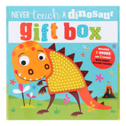 Never Touch a Dinosaur Gift Box by Rosie Greening (Includes 2 Books & 3 Jigsaws with Bumpy Silicone Touches) - Ages 0-5 - Board Book 0-5 Make Believe Ideas