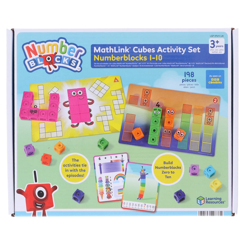 MathLink Cubes Numberblocks 1-10 Activity Set by Learning Resources - Ages 3+ - Educational Toy Educational Toys Learning Resources