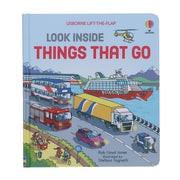 Usborne Lift-The-Flap Look Inside Things That Go by Rob Lloyd Jones - Ages 5+ - Board Book 5-7 Usborne Publishing Ltd